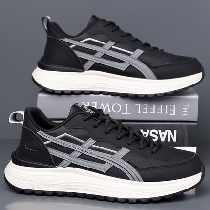 Men's Shoes 2026 Autumn and Winter New Versatile Trendy Sports Casual Shoes Men's Lightweight Running Thick-Soled Dad Shoes Trendy
