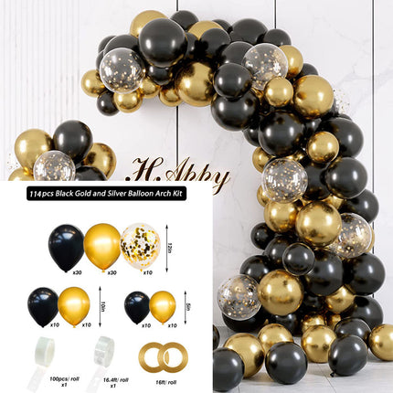 Cross-border Amazon Balloon Chain Arch suit New Birthday Decoration Wedding Room Wedding Balloon Scene Decoration Wholesale