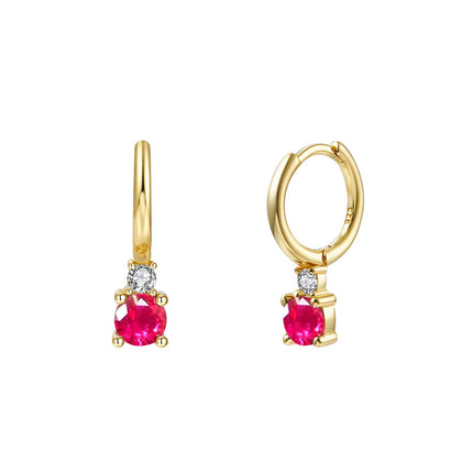 Amazon, Aliexpress, Temu, Shein, European and American Cross-Border Popular Luxury Zircon Earrings Wholesale