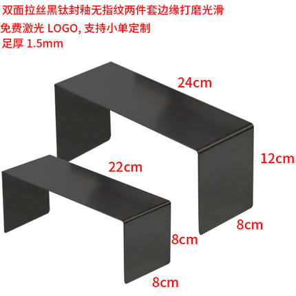 Clothing Store, Shoe Store, and Bag Display Props, High and Low Models, Stainless Steel Shoe and Bag Display Racks, Hot-Selling Cross-Border Items