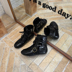 Black ankle boots / 38