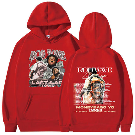 Rapper Rod Wave Last Lap Tour Graphic Hoodies Men Women Clot