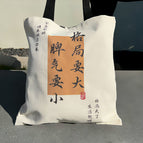 Bag-pattern to be big / Canvas bag 37*35cm
