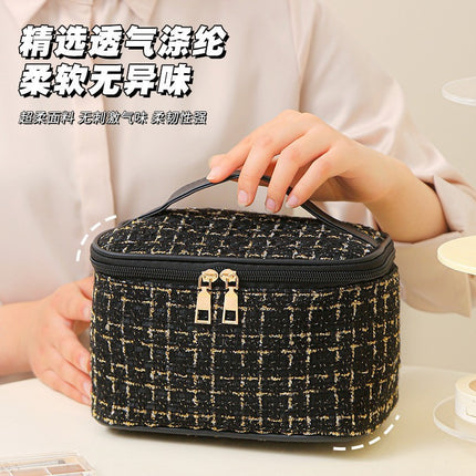 High-grade Chanel Style Large Capacity Cosmetic Bag Skincare Storage Wash Bag Travel Portable Storage Bag