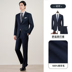 navy blue (machine washable, hemi-linen, drip bag) / 160/82A（42A）