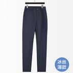 Navy Blue (Ice Silk Summer Pants) / 170/80