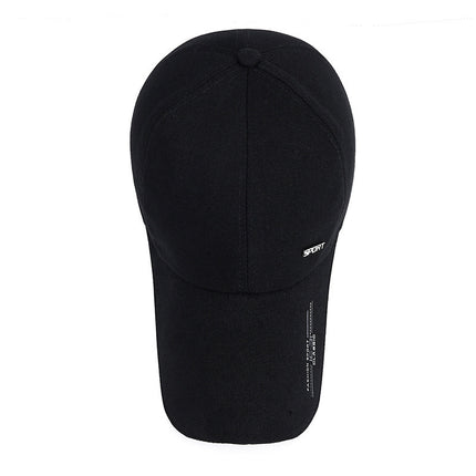 Spring and summer new outdoor fishing extended brim baseball cap men's and women's leisure sun hat cotton canvas cap