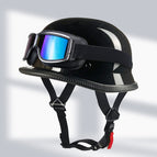 M (55-56cm) / Starry sky black + colorful goggles