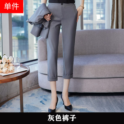 Broadcasting host's suit with women's suit long sleeve shirt base vest formal dress art examination mirror shirt