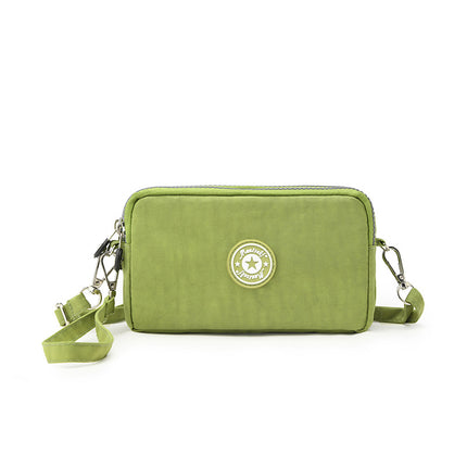 Mobile phone coin purse hand-held mini canvas bag women's bag Oxford cloth cartoon fabric bag wholesale