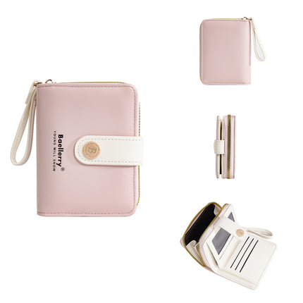 Baellerry New Wallet Women's Card Holder Fashion Niche Multi-Card Slot Cute High-Value Coin Purse for Women