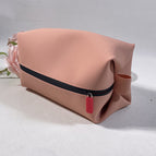 21*13*11CM / Large pleated toiletry bag (pink)