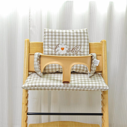 Ins Nordic Style Baby Dining Chair Children's Growth Chair Cushion Baby Dining Chair Cushion Waterproof and Urine-proof Sitting
