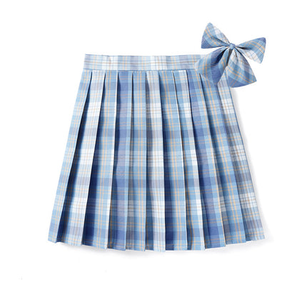 Underwear Safety Lining Anti-Exposure Plaid Pleated Skirt Short Skirt High Waist Skirt School Uniform Class Uniform Garden Uniform Uniform Work Clothes