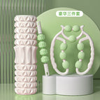 White green: 45cm foam shaft leg clamp massage stick
