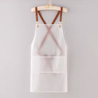 White strip with three pockets