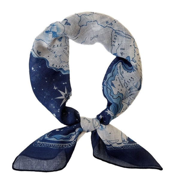 Printed Square Scarf / Foulard Carré Imprimé