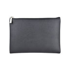 Large flat bag imitation leather-Black