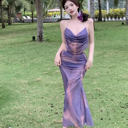 Bikini Three-Piece Set 2024 New Fairy Conservative Belly-Covering Slimming Look Ins Style Hot Spring Swimsuit Women's Summer High-End Sense