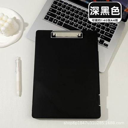 A4 folder paper material storage box student board clip writing pad multifunctional office file storage box