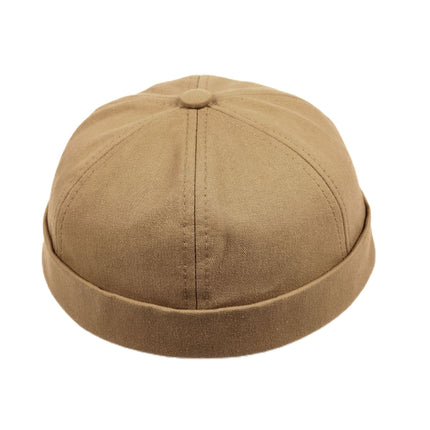 Japanese Style Melon Skin Hat Beanless Floor Hat Women's Spring and Autumn Yapi Street Retro Hat Tooling Thin Melon Skin Hat Men's