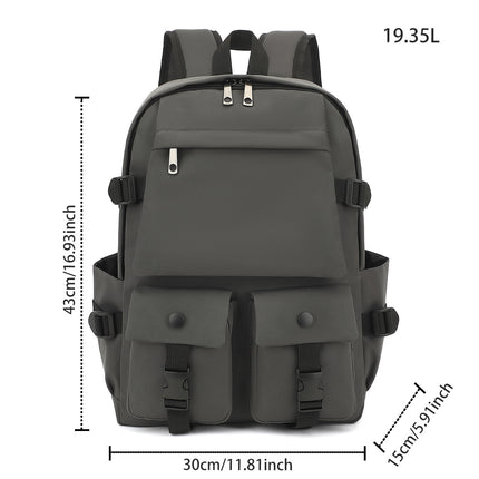 Travel Large Capacity 16-inch Backpack for High School Students Computer Backpack All-match Senior high school Schoolbag for Junior High School Students and College Students