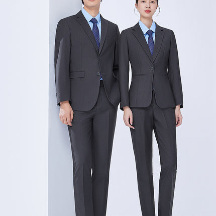High-end suit suit female professional formal suit bank business suit temperament tooling sales department front desk work clothes autumn