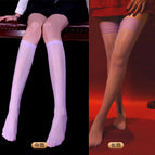 purple / Oil gloss [socks]]