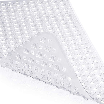 Bathroom Non-Slip Mat Long Diamond-Shaped Bathtub Mat European and American Popular Bath Mat Anti-Fall Suction Cup Foot Mat Shower Room Floor Mat