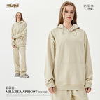 Milk Tea apricot-Hooded Sweatshirt / S