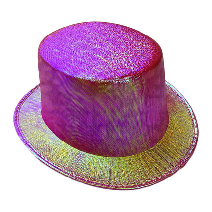 British Retro Gentleman Hat Black High Top Jazz Hat Stage Magic Hat Kidsren's Performance Hat Fashion High Top Hat