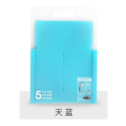 Portable organ bag transparent folder a4 large capacity student examination paper storage bag bill file classification storage bag