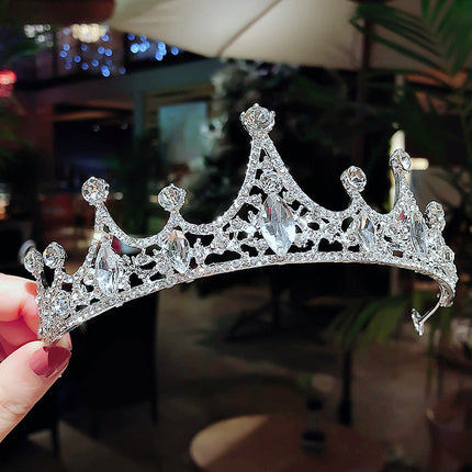 Birthday Crown Girls Headwear Kidsren Princess Classy Crown Girls Hairpin Hairband Little Girl Hair Accessories Headband