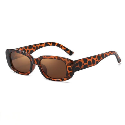 80004 New Sunglasses Pc Piece European and American Trendyy Square Sunglasses Fashionable Stylish Square Glasses for Women 80004