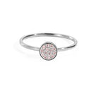 October light rose red-steel color / Circumference 49mm -us5