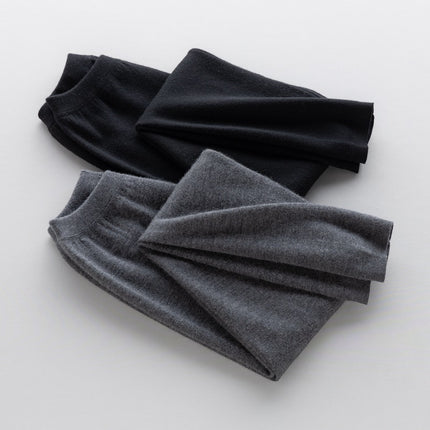 100% Pure Cashmere Women's 68-Count Imitation Air Layer Versatile Casual Leggings for Autumn and Winter New Style Can Be Worn Outside