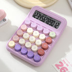 High-performance financial calculator - silent operation, model 817s, purple