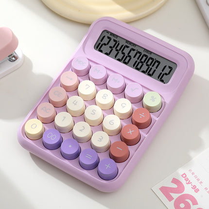Voice Calculator High Color Value Gradient Portable Computer 12-Bit Large Screen for Office Examination