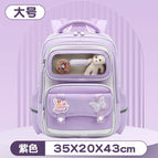 Purple large size+badge*3+little bear