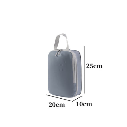 Travel Storage Bag Compression Bag Four-piece Set Travel Artifact Packaging Clothing Washing and Maternity Suitcase Organizing Bag