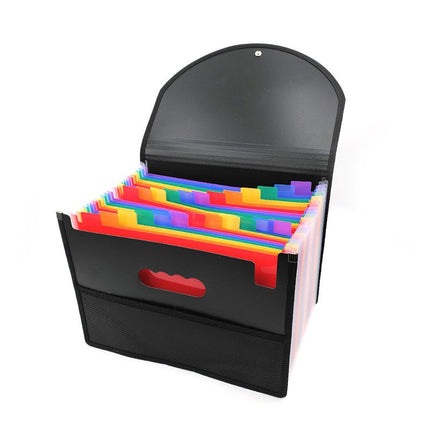 in stock wholesale office file storage pp file bag a4 folder 24 three side seal lanyard flip organ bag