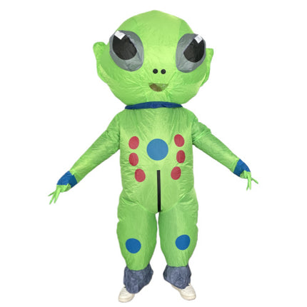 Cross-Border Halloween Alien Ghost Hugging Inflatable Suit Props Funny Performance Alien Inflatable Suit