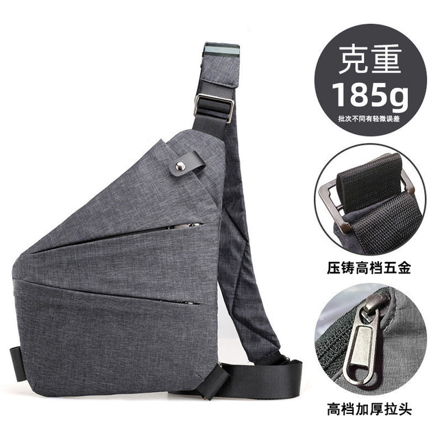 Chest Bag Men's Distinctive Shoulder Crossbody Bag Fashion Cross Bag Multifunctional Sports Fashion Underarm Bag Men's Chest Bag