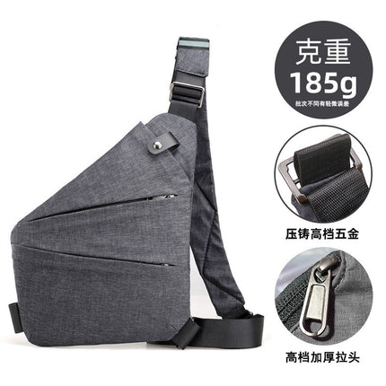 Chest Bag Men's Distinctive Shoulder Crossbody Bag Fashion Cross Bag Multifunctional Sports Fashion Underarm Bag Men's Chest Bag