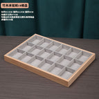 Bamboo Ice Flower velvet 18 grid plate