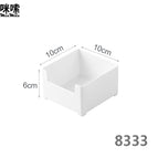 8333.right-angle low u-mouth box-1 small white