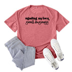 Rose gold (black font) / S