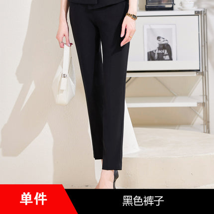 High-end professional suit women's summer new elegant goddess fan hotel front desk sales department overalls suit skirt