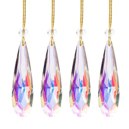 Amazon PDD Cross-border Direct Supply Pujiang Crystal Courtyard Garden Decorative Crystal Christmas Ball Sun Catcher Wind Chimes