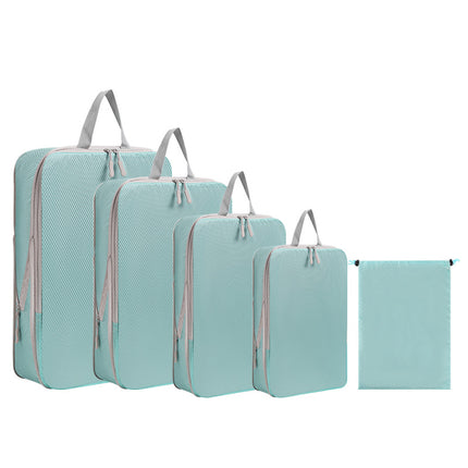 Foreign Trade Cross-Border Hot-Selling Travel Storage and Sorting Compression Bag Set Clothing Storage Trolley Case Neat and Portable
